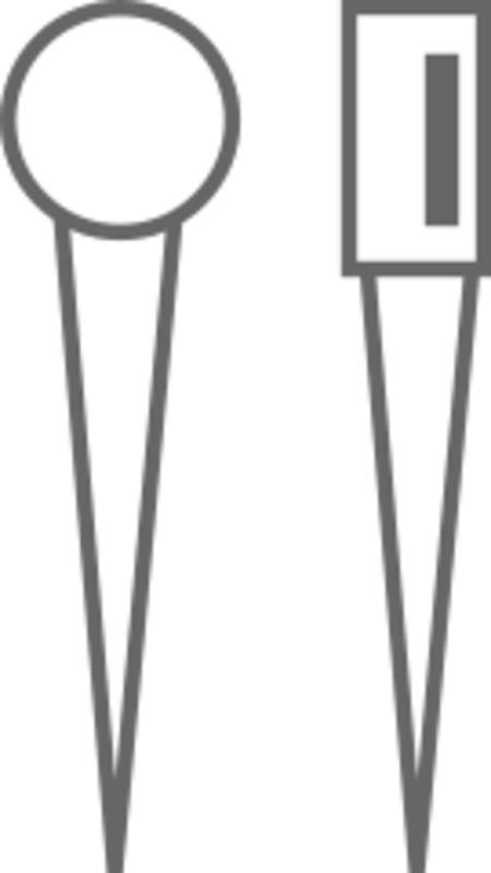 Utensilios de costura y agujas